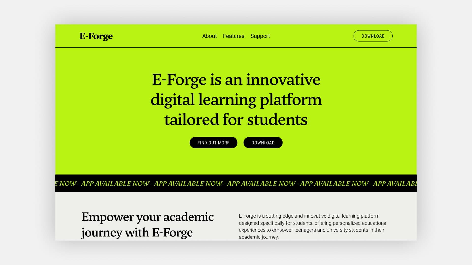Concept - E-Forge